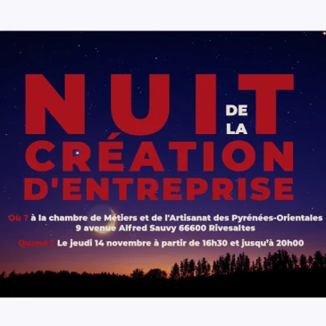 Nuit de la création d’entreprise